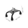 VALICLUD Non-Slip 4-Prong Crutch Tip view 2