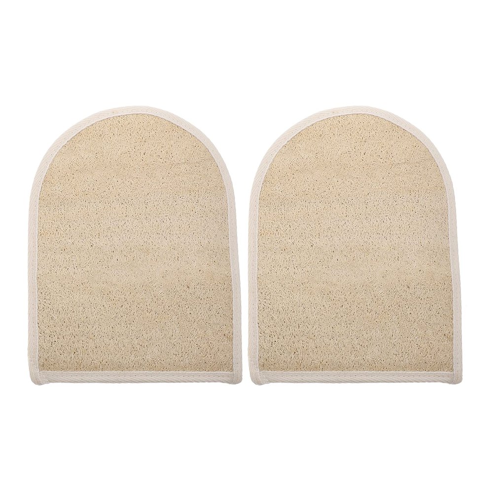 2-Pack Loofah Bath Gloves for Deep Cleansing