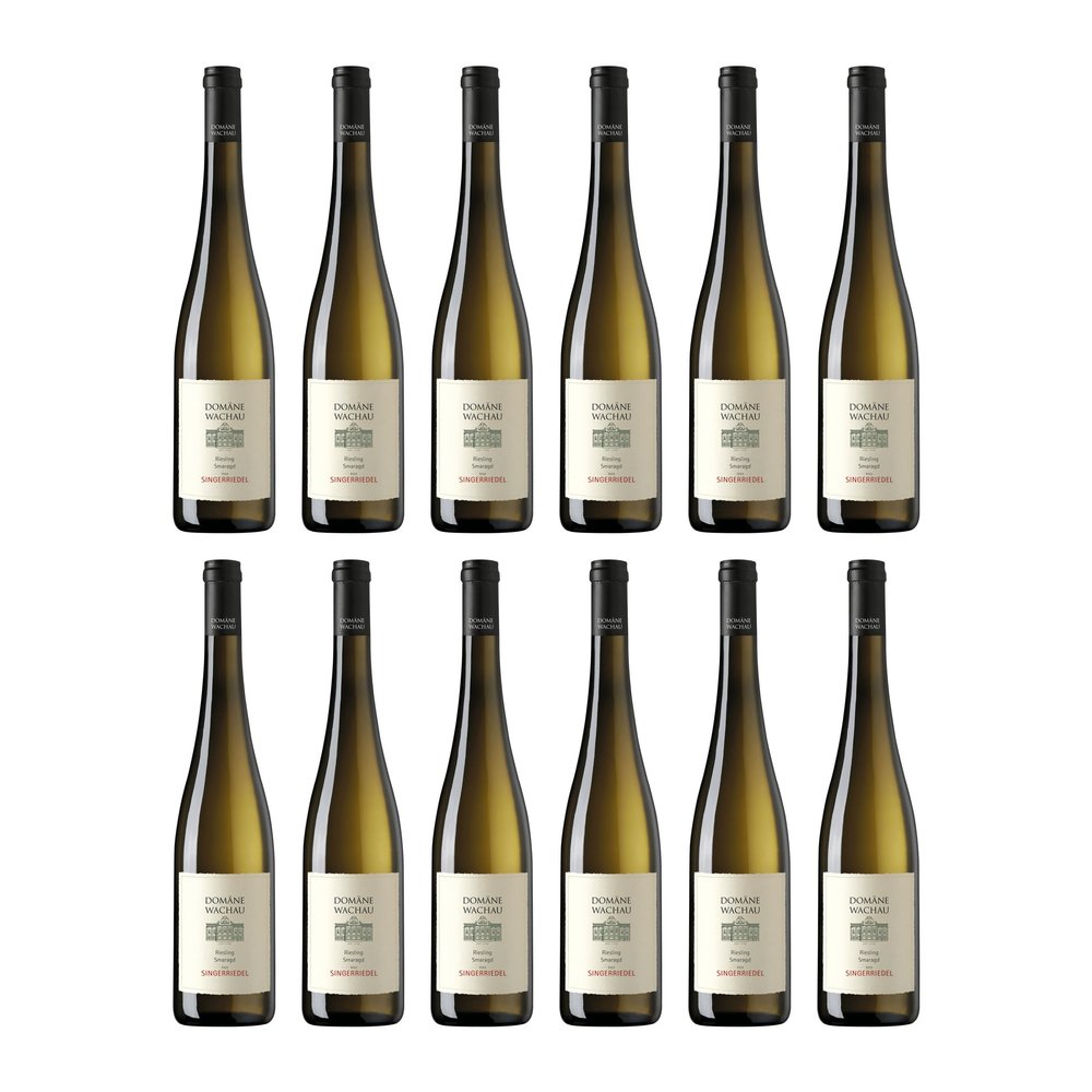 Domäne Wachau Riesling Smaragd Singerriedel Dry White Wine, Austria, incl. FeinWert eBook (12 x 0.75 L)