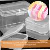 Transparent Plastic Makeup Sponge Case, 4-Pack view 4