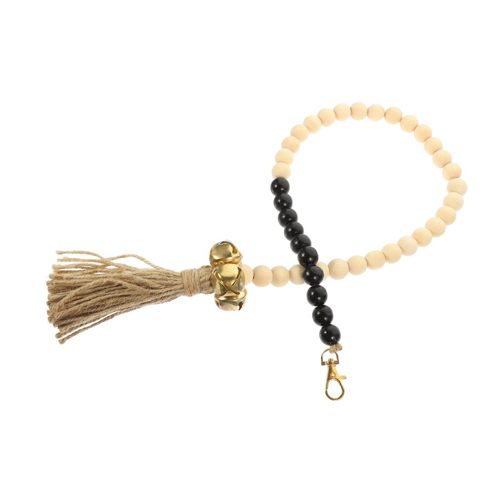 VICASKY Wooden Bead Dog Doorbell with Loud Bell