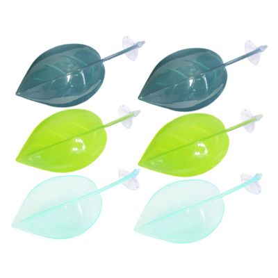 ibasenice 6-Piece Reptile Terrarium Leaf Hammock Set with Suction Cups