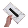 Modern Decorative Marble-Effect Tissue Box Holder for the Bathroom view 4