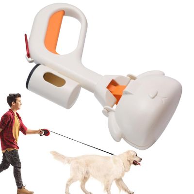 Poop Scooper for Small Dogs, Durable Scooper with Bags for Horse Stalls and Outdoor Use