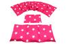 Large Stars 3-Piece Heat Pad Set, 80 x 18 cm + 36 x 18 cm + 17 x 11 cm, Grape Seeds view 1