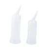 Healeved 5-Pack White Plastic Applicator Bottles with Measurement Scale view 1