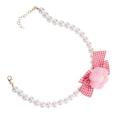 VILLFUL Floral Dog Collar with Bow
