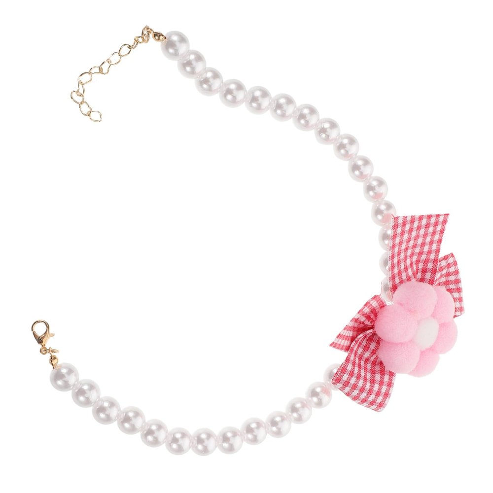 VILLFUL Floral Dog Collar with Bow