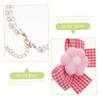VILLFUL Floral Dog Collar with Bow view 3