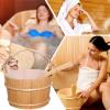 Handcrafted Long-Handled Sauna Bucket Set view 4