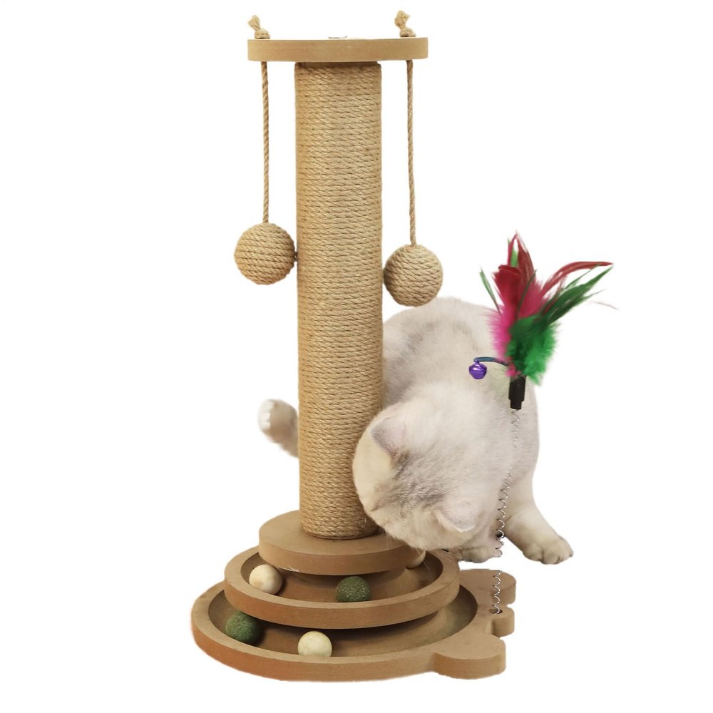 Cat Scratching Ball Toy