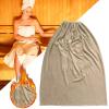 Genrico Sauna Robe, Sauna Rose Women – Full-Body Steam Cover, Unisex, Khaki, 130 cm view 3