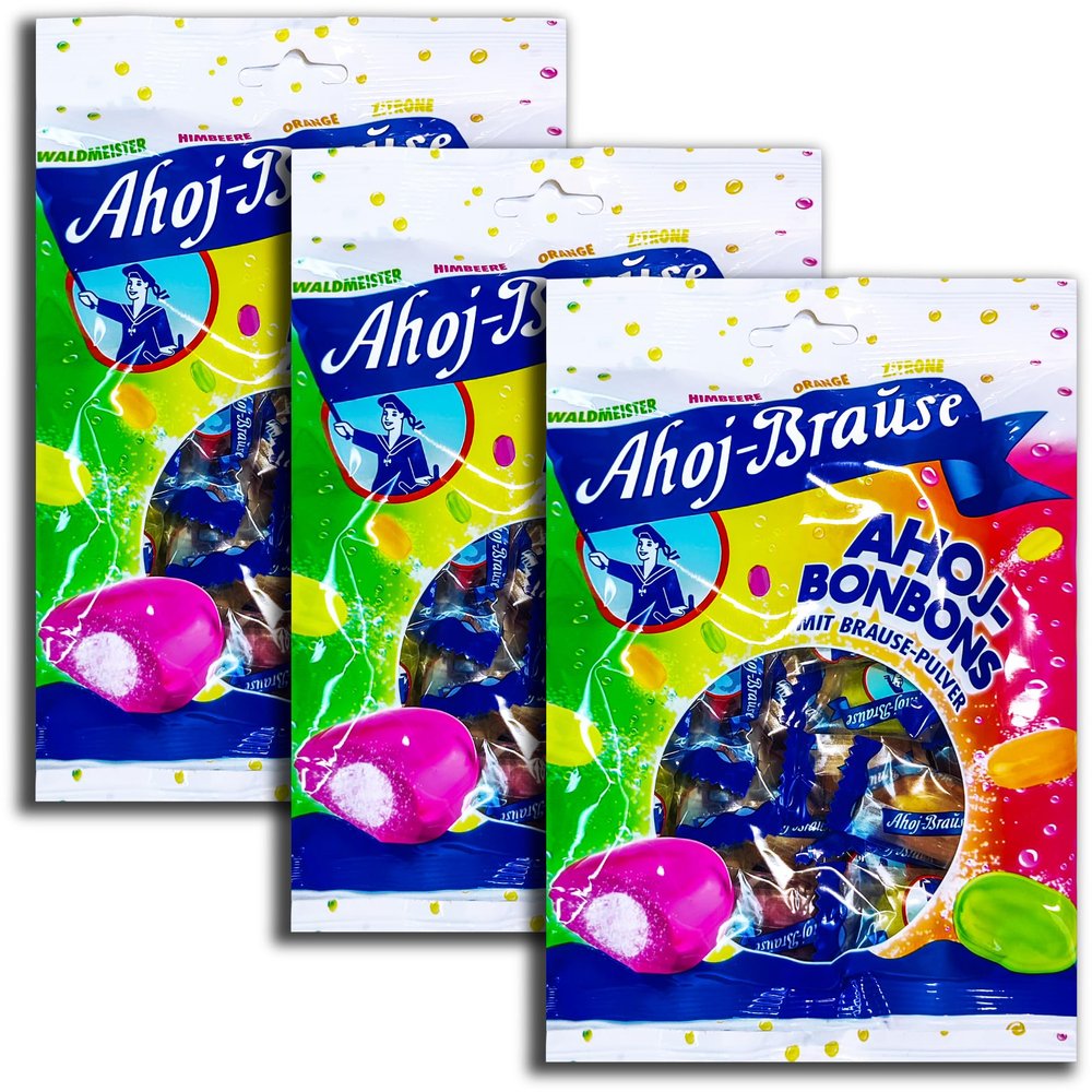 Ahoj-Brause Ahoj Candies, 3-Pack, 3 x 150 g