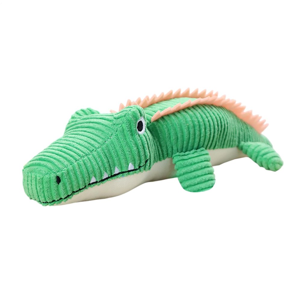 Plush Crocodile Dog Chew Toy