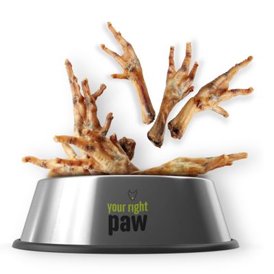 Chicken Feet for Dogs, 200 g – 100% Natural, Grain-Free, High-Protein Chews from Europe | Your Right PAW