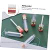 Ipetboom 5 Sets DIY Lipstick Containers, Empty Transparent Lip Gloss Tubes, 6 pcs × 5 view 4