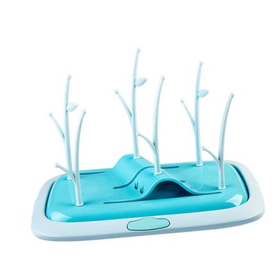 Yardwe Baby Bottle Drying Rack with Removable Plastic Drip Tray