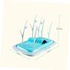 Yardwe Baby Bottle Drying Rack with Removable Plastic Drip Tray view 2
