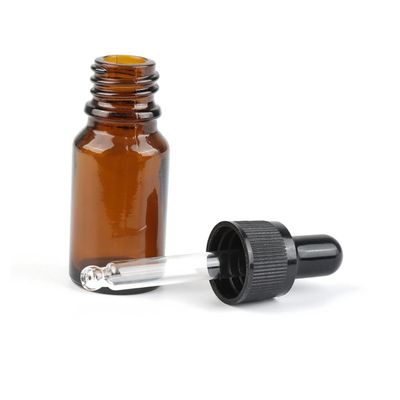 30 ml Brown Glass Bottles with Pipettes, Refillable, 3-Pack
