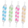 FOYTOKI 4-Piece Long Bath Flower Exfoliating Shower Balls, Assorted Colors view 1