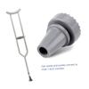19 mm Silicone Rubber Tip Protectors for Crutches, 2 Pack view 2
