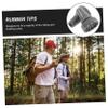 19 mm Silicone Rubber Tip Protectors for Crutches, 2 Pack view 3
