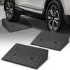 QICBYING Rubber Curb Ramp, High-Capacity Threshold Ramp for Cars, Trucks, Bicycles, Motorcycles and Wheelchairs (49 x 22 x 4 cm) view 2