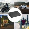 QICBYING Rubber Curb Ramp, High-Capacity Threshold Ramp for Cars, Trucks, Bicycles, Motorcycles and Wheelchairs (49 x 22 x 4 cm) view 3