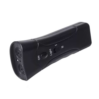 Dilwe Ultrasonic Dual-Head Anti-Bark Dog Trainer with LED Light