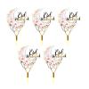 Eid Cake Decoration Set, Acrylic, 5 Pieces view 1