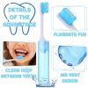 Apricitie 8-Pack Foldable Travel Toothbrushes with Toothpaste view 3