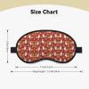 Lightweight, Comfortable Corgi Eye Mask with Dog and Flower Design view 4