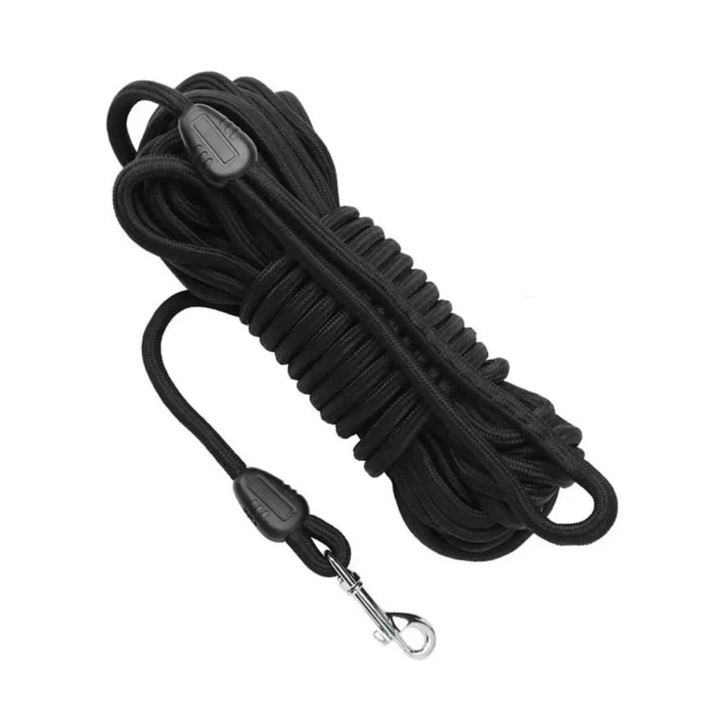 5/10/15 m Dog Leash, Training Rope, Strong and Durable (Black, 5 m)