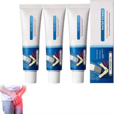 Fivfivgo Men's GentX Relief Cream, Soothing and Moisturizing, Fast-Absorbing, Non-Greasy Formula with Natural Extracts, 3-Pack
