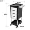 Generic Hairdressing Trolley with 4 Drawers view 2