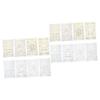 WRITWAA 2 Sets Butterfly Self-Adhesive Nail Art Stickers, 8 Sheets Each view 1