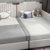 Bed Gap Filler 5 x 10 x 120 cm, Mattress Extension with Cover, Light Green, 110 x 5 x 15 cm view 2