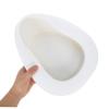 Ergonomic Plastic Bedpan for Older Adults, White, 2800 ml view 4