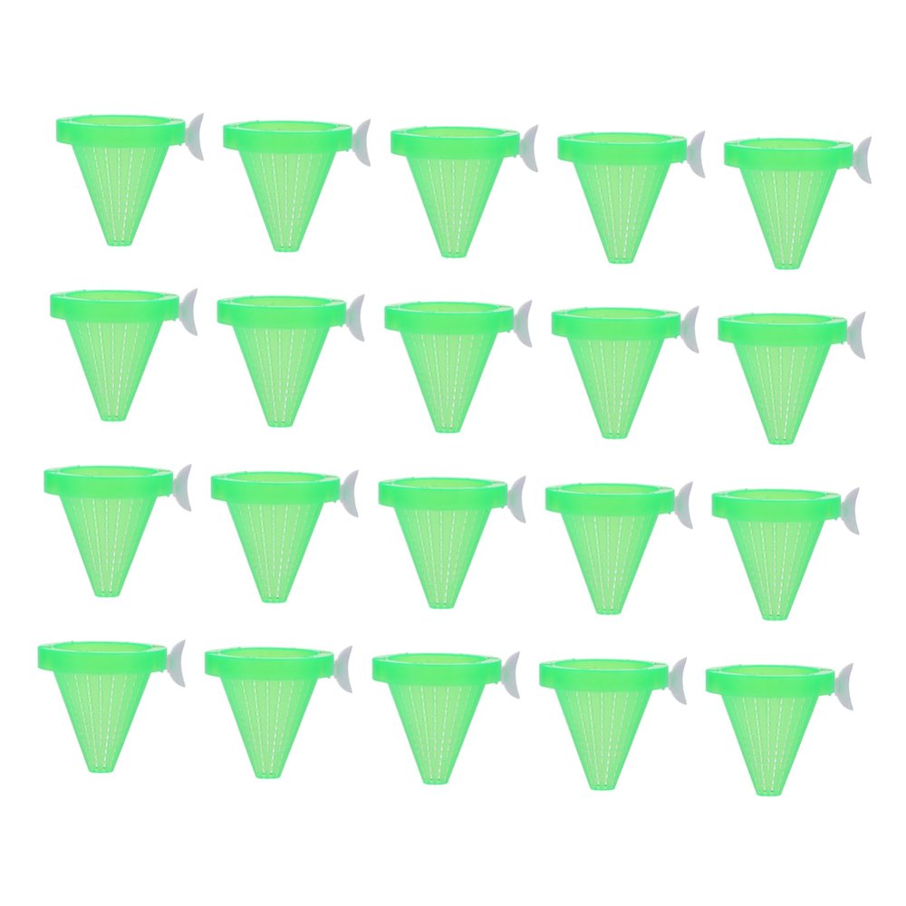 Toddmomy 10-Pack Fish Feeder with Suction Cup
