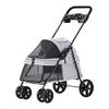 Pet Stroller for Small Dogs and Cats, Premium Breathable Design with Rain Cover and Cup Holder view 1