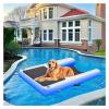 MZZKFC Inflatable Dog Swim Ramp for Small and Large Dogs, Blue-L, 4.9 ft, 3-Pack view 1
