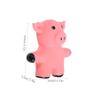 PENIKOKO Small Squeaky Toy for Fun Latex Chew Toy in Pig Design view 2