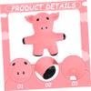 PENIKOKO Small Squeaky Toy for Fun Latex Chew Toy in Pig Design view 3