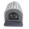 Pyhodi Dog Cooling Ice House, Striped Oxford Fabric Cooling Pad with Arc Design and 6 Ice Packs view 1