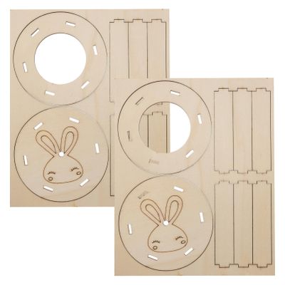 Toyvian 2-Piece Automatic Feeder for Rabbits and Small Pets