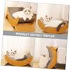 HEMOTON Large Wall-Mounted Cat Scratching Board view 4