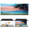 Aquarium Background Poster Sticker - Sunset Clouds Design view 4