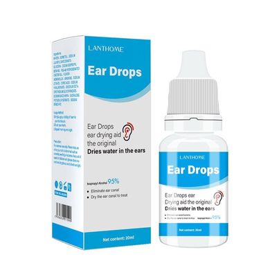 Otitis Media Cure Ear Drops for Ear Pain, Itching, Acute Otitis, Bacterial Infections, and Earwax Cleaning