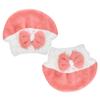 VALICLUD 3 Sets of Hair Turbans for Fast Drying, Absorbent Microfiber Towels for Wet Hair, White and Pink, 2 Pieces × 3 view 4