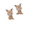 Alipis 2-Piece Resin Cartoon Deer Cake Ornaments view 1